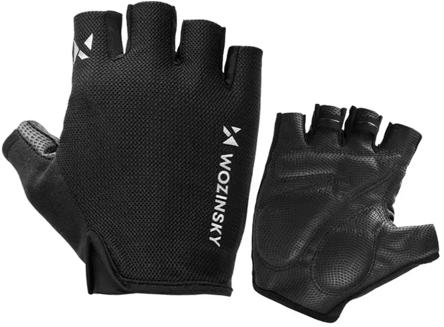 Wozinsky WRR-01M cycling pirštinės dydis M - juodas