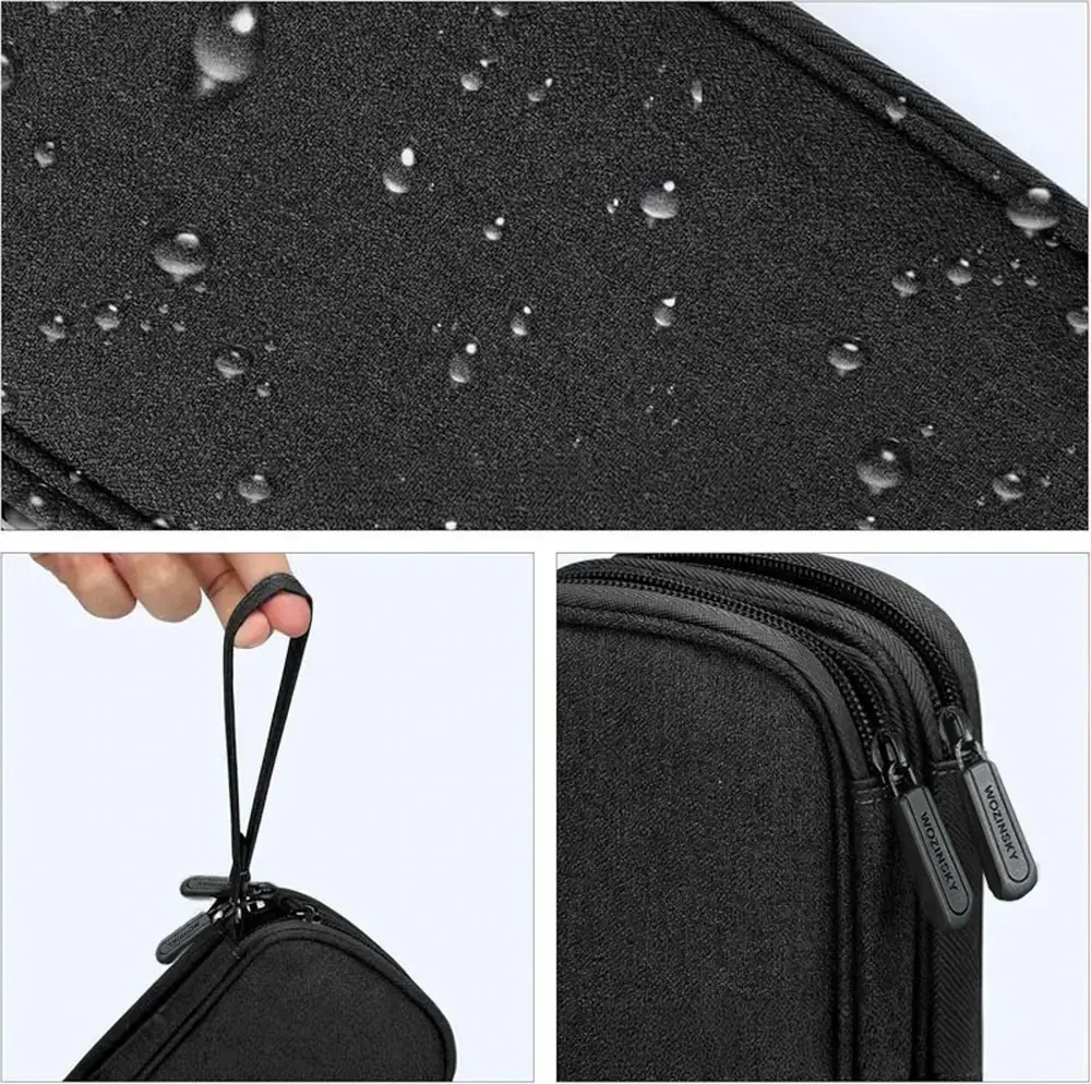 Wozinsky WUO-L1 Universal Cable & Electronics Organizer 1.6L - juodas