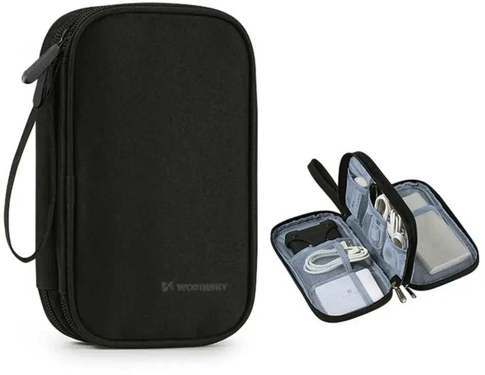 Wozinsky WUO-M1 Universal Cable & Electronics Organizer 1.1L - Juodas