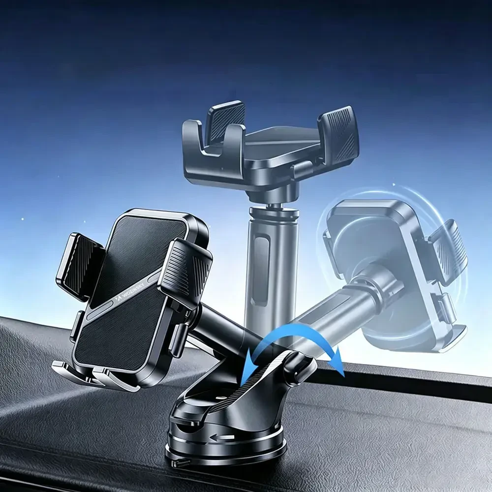 Wozinsky WUS-CF29 3-in-1 Car Holder for Dashboard, Windshield and Air Vent - Juodas
