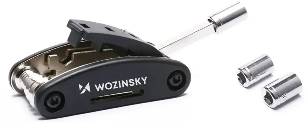 Wozinsky WWZ-01N 16 viename daugiafunkcis dviračių remonto įrankių rinkinys - Juodas