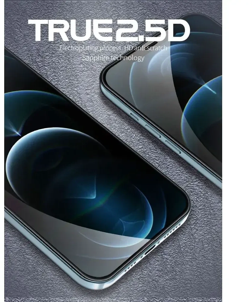 X-ONE 2.5D pilnas dėklas SAPPHIRE - skirtas iPhone 16 Pro / 17 / 17 Pro / 18 / 18 Pro