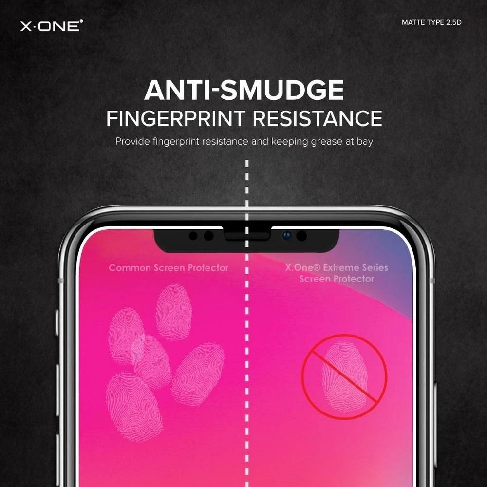 3D Full Cover Apsauginis stiklas X-ONE - skirtas Samsung Galaxy S22 Ultra (case friendly) - working fingerprint sensor