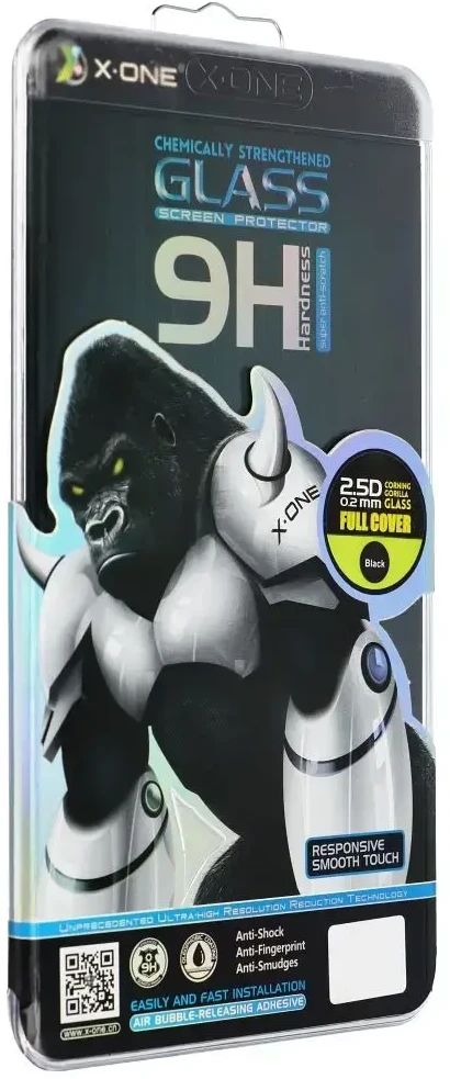 Grūdintas stiklas 3D Samsung S26 X-One Full Cover (tinka dėklui - veikiantis skaitytuvas)