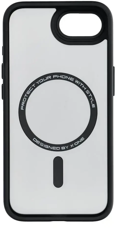 „X-ONE Dropguard“ magnetinis dėklas „Air“ (suderinamas su „MagSafe“) – skirtas „Apple iPhone 16e“, juodas