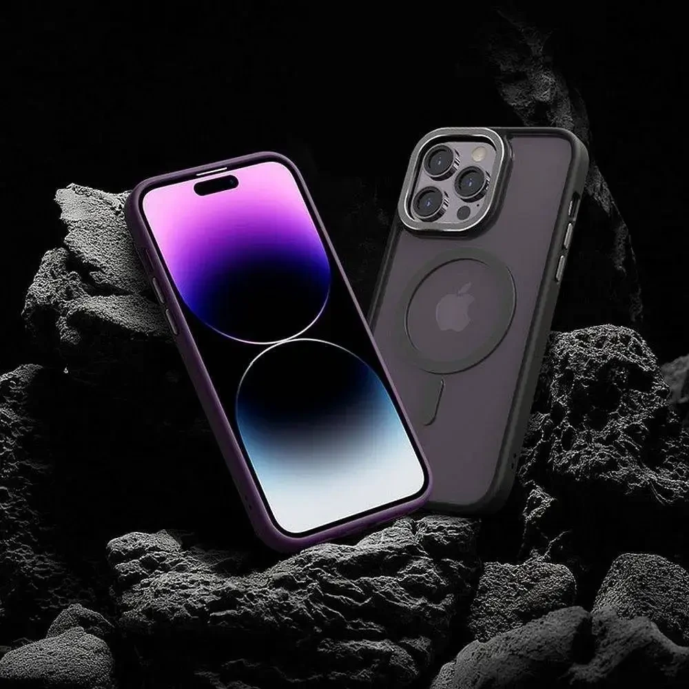 X-ONE Dropguard Magnetic Dėklas Air (suderinamas su MagSafe) - skirtas Apple iPhone 16 Plus juodos spalvos