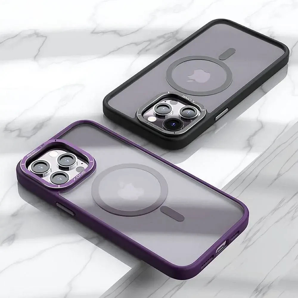 X-ONE Dropguard Magnetic Dėklas Air (suderinamas su MagSafe) - skirtas Apple iPhone 15 Plus juodos spalvos