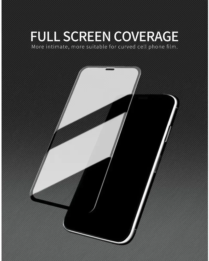 X-ONE Full Cover Extra Strong Crystal Clear – skirtas iPhone 11 Pro Max (visi klijai) grūdintas stiklas 9H
