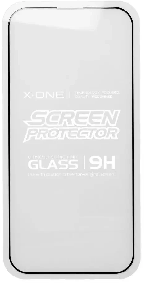 X-ONE pilnas dangtis, ypač stiprus krištolo skaidrumas – skirtas iPhone 14 Pro Max/15 Plus grūdintas stiklas 9H
