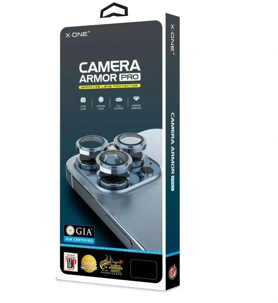 Safyro kameros objektyvo stiklas, skirtas „iPhone 17 PRO X-One Camera Armor Pro“
