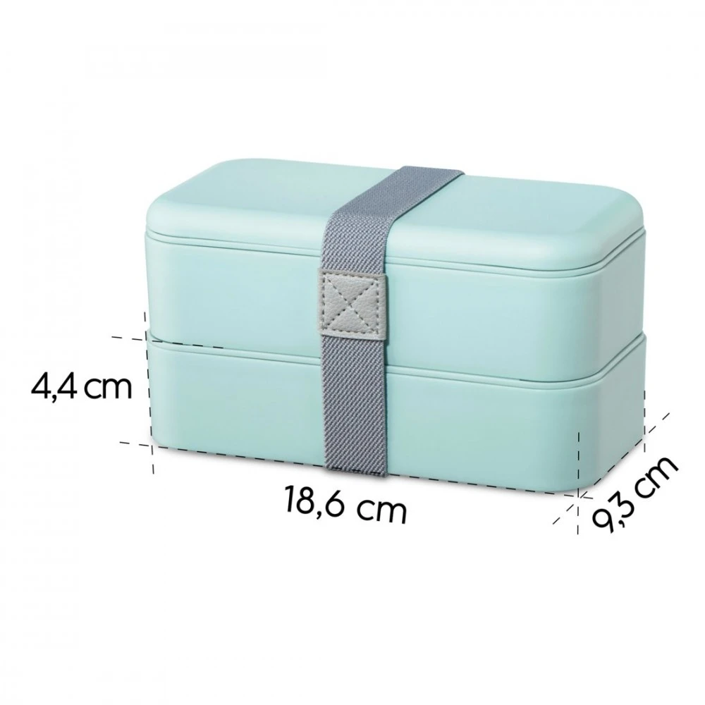 Xavax POJEMNIK NA ŻYWNOŚĆ BENTO, LUNCHBOX, POZIOMOWY, 500 ML, “TO GO“