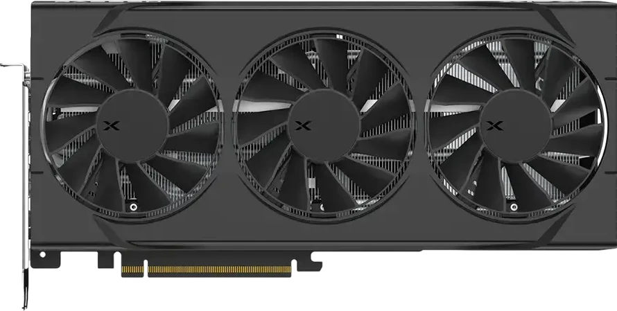 „XFX Swift RX 9070GRE Baltas Tri-Fan 12GB“ vaizdo plokštė