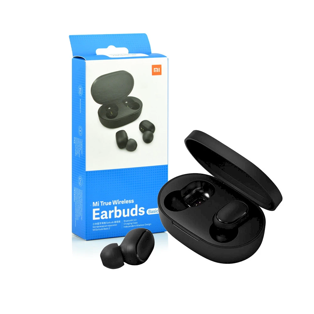 Xiaomi Redmi Earbuds Basic 2 TWS ausinės bluetooth 5.0, Juodos