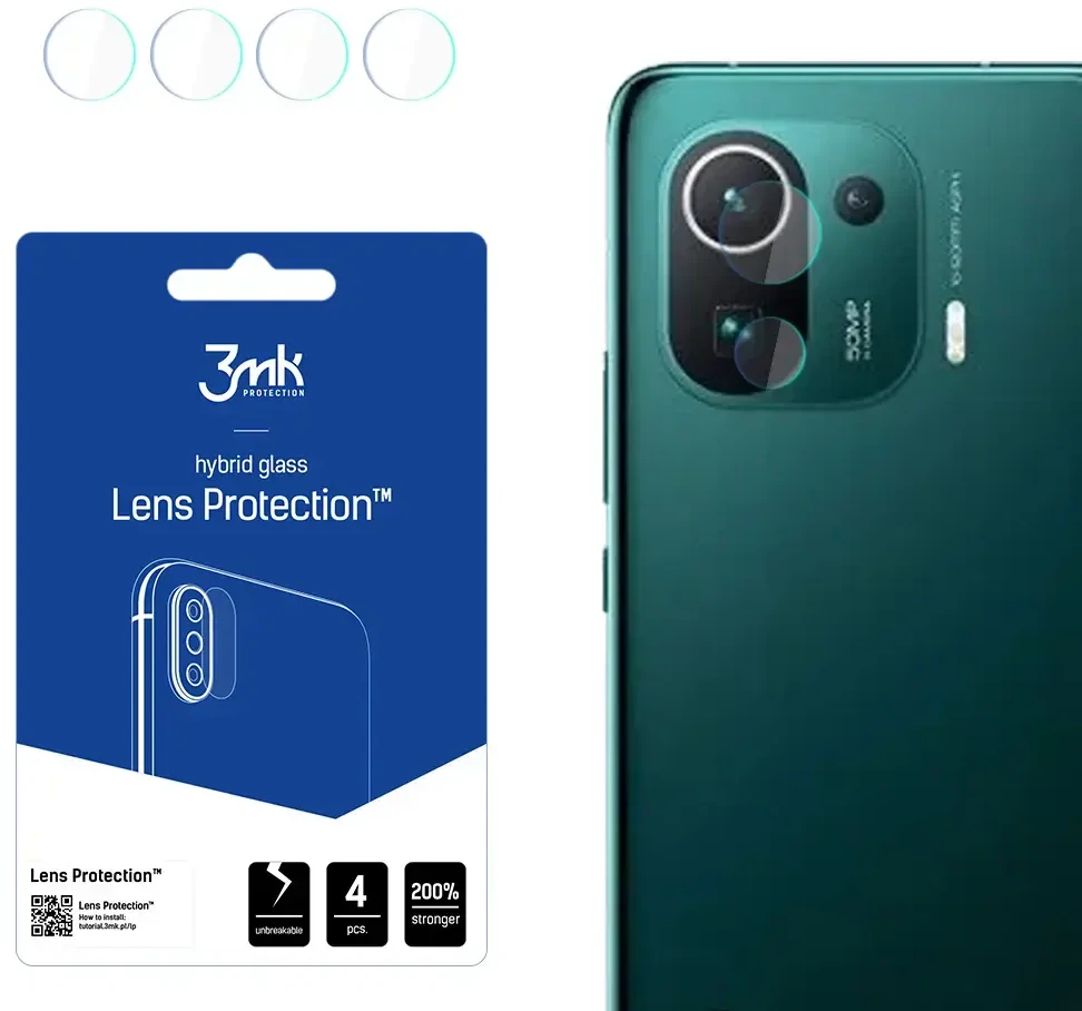 Xiaomi Mi 11 Pro 5G – 3mk objektyvo apsauga