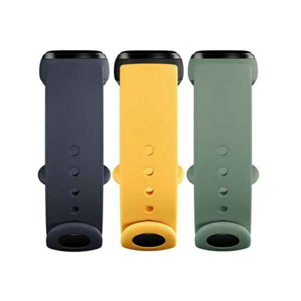 XIAOMI Mi Smart Band 5/6 Strap Mėlyna Geltona Žalias