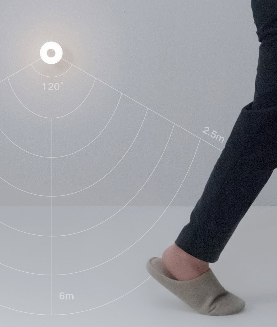 Xiaomi Mi Motion-Activated Night Light 2 bevielė naktinė lempa, balta