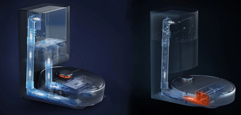 Automatinė dulkių išsiurbimo stotelė Xiaomi Mop 2 Ultra dulkių siurbliams - robotams