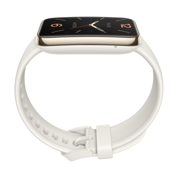 Išmanioji apyrankė Xiaomi Smart Band 7 Pro, Šviesiai auksinės spalvos korpusas ir dramblio kaulo spalvos apyrankė