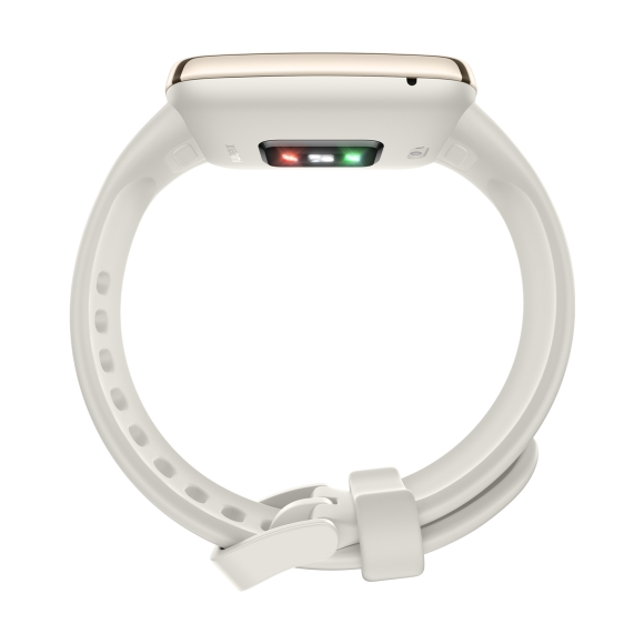 Išmanioji apyrankė Xiaomi Smart Band 7 Pro, Šviesiai auksinės spalvos korpusas ir dramblio kaulo spalvos apyrankė