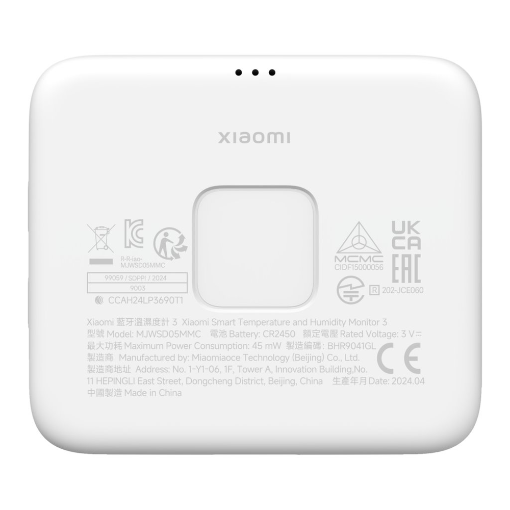 „Xiaomi Mi“ temperatūros ir drėgmės monitorius 3