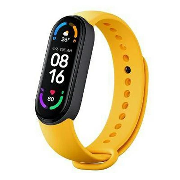 Išmaniosios apyrankės Xiaomi Mi Smart Band dirželiai (3), Rožinės, žalios ir geltonos spalvos