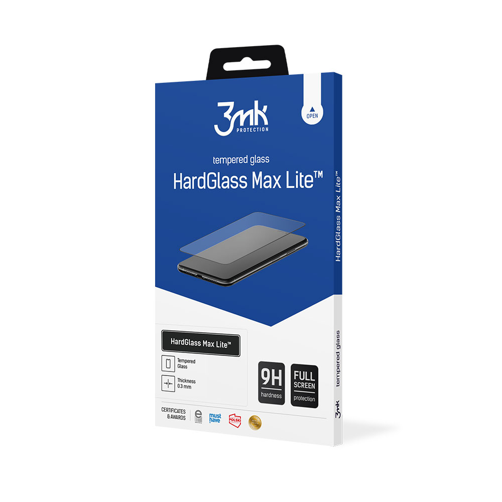 9H 3mk HardGlass Max Lite™ telefonas ir Xiaomi Poco C40
