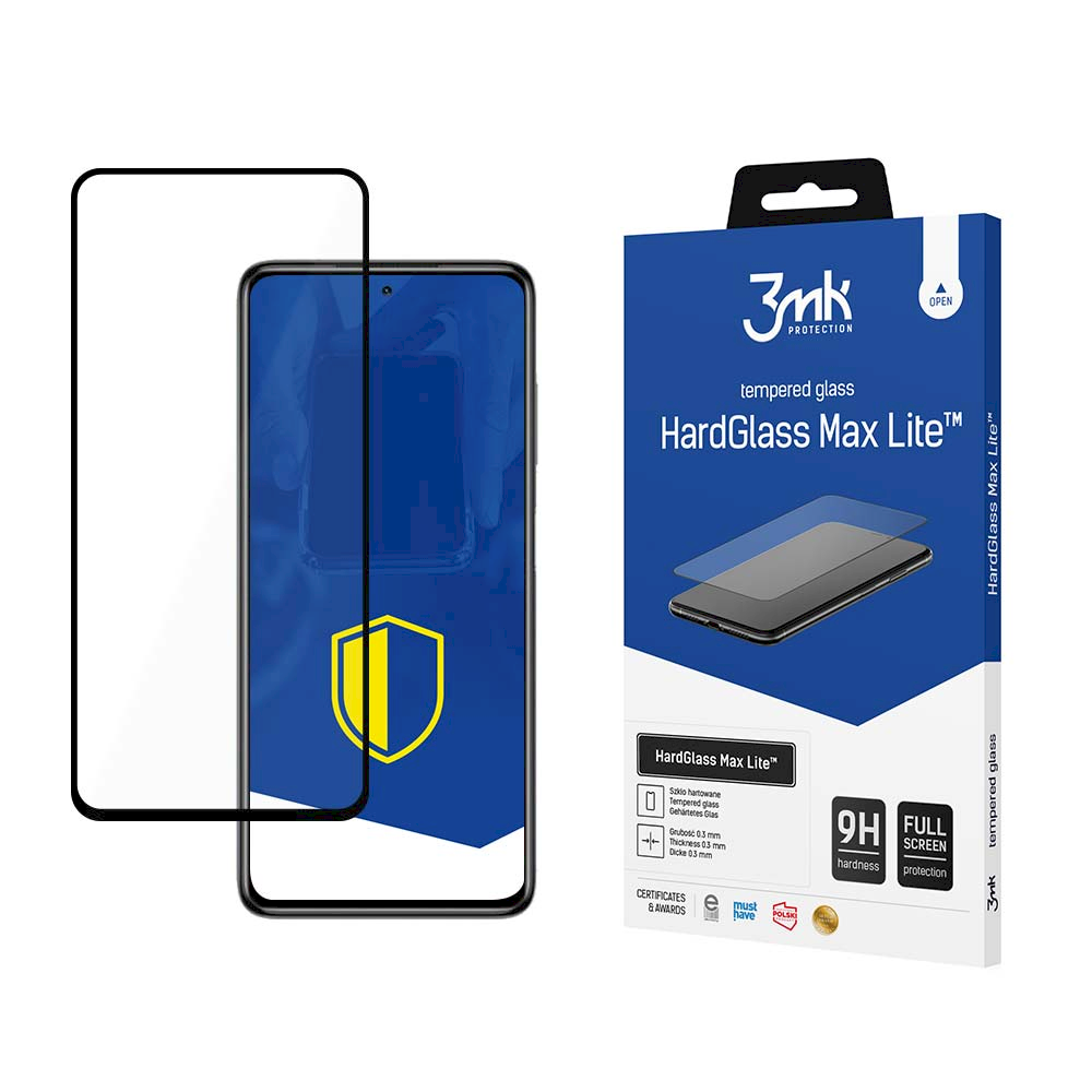 3mk Xiaomi POCO X3 GT Juodas - HardGlass Max Lite