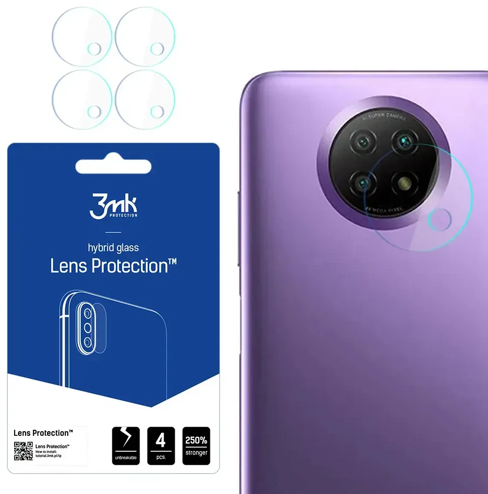 Xiaomi Redmi Note 9 5G - 3mk Lens Protection