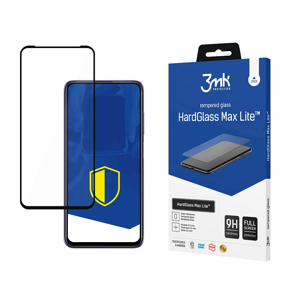 3MK kietas stiklas MAX LITE XIAOMI REDMI NOTE 9T 5G Juodas