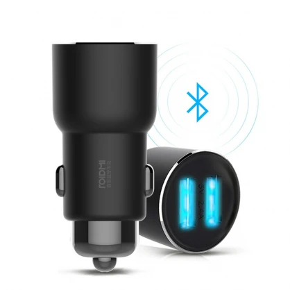 Xiaomi Roidmi 3S USB 2.4A FM moduliatorius - automobilinis įkroviklis, Juodas