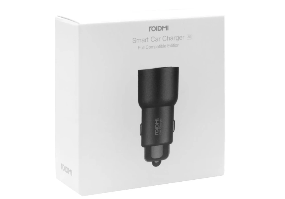 Xiaomi Roidmi 3S USB 2.4A FM moduliatorius - automobilinis įkroviklis, Juodas