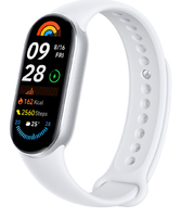 Išmanioji apyrankė Xiaomi Smart Band 9,  sidabrinės spalvos