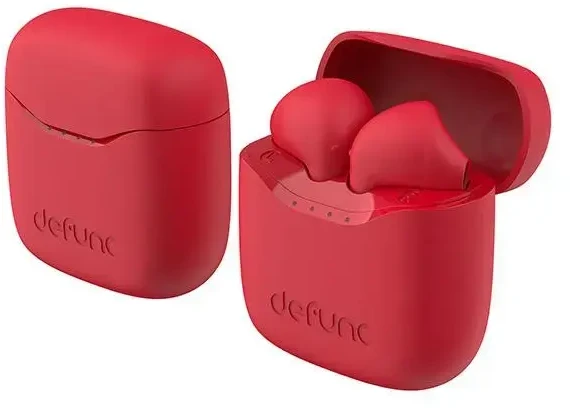 Defunc True Lite Earbuds belaidės ausinės, Raudonos