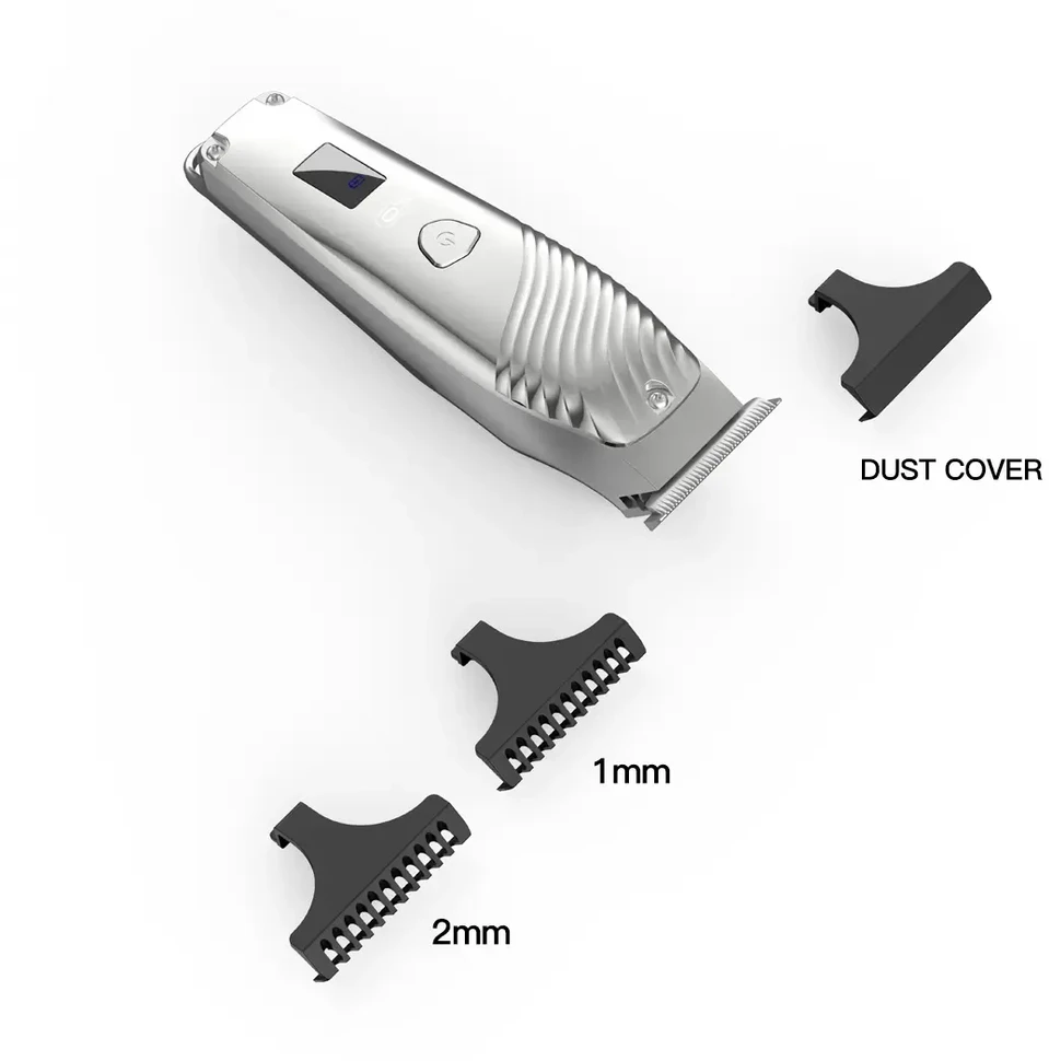 XO cordless hair clipper CF9 pilkos spalvos
