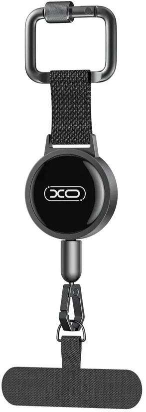 XO apsauginis telefono dirželis nuo vagysčių SF16 juodas 60cm