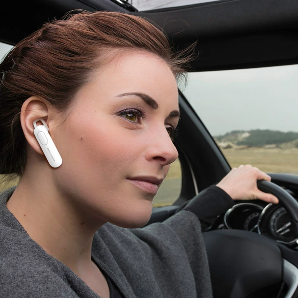 Belaidė laisvų rankų įrangos ausinė XO BE4 Bluetooth, baltos spalvos