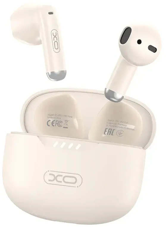 XO Bluetooth ausinės G50 TWS beige