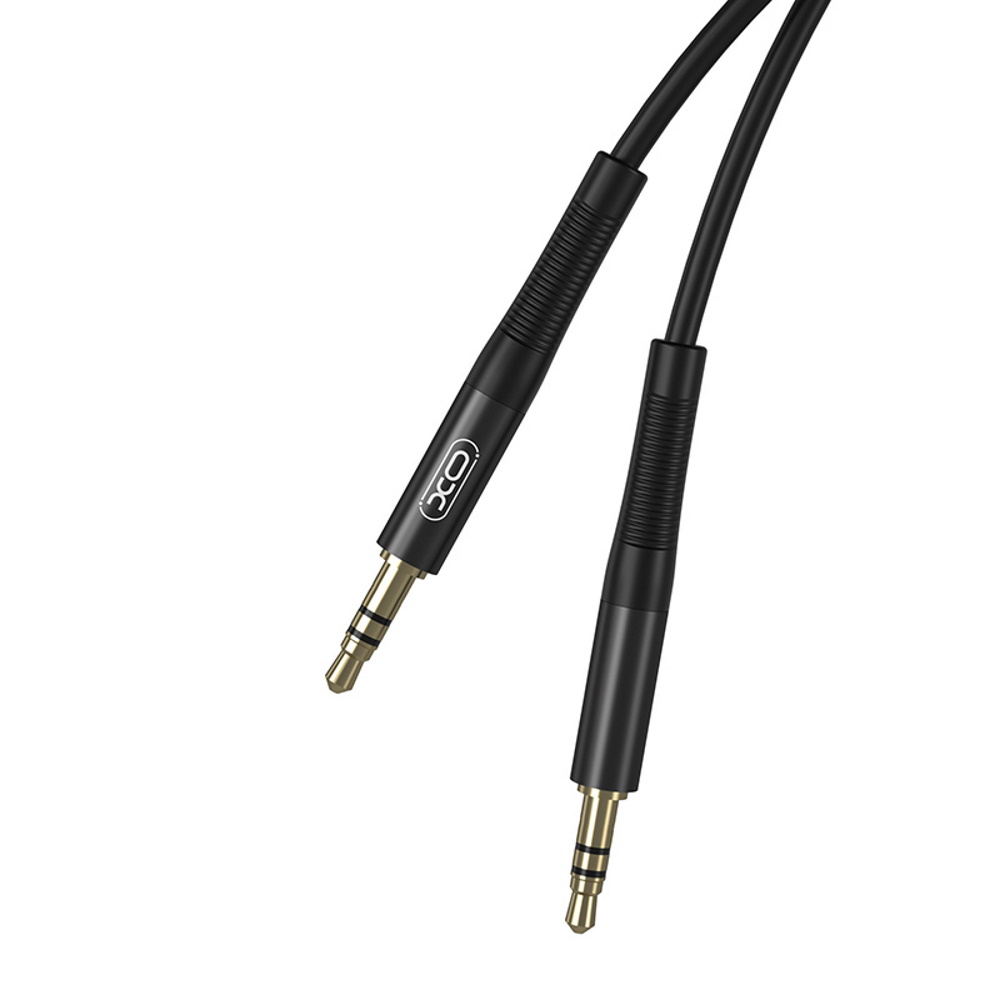 XO audio kabelis NB-R175A jack 3,5mm - jack 3,5mm 1,0 m juodos spalvos