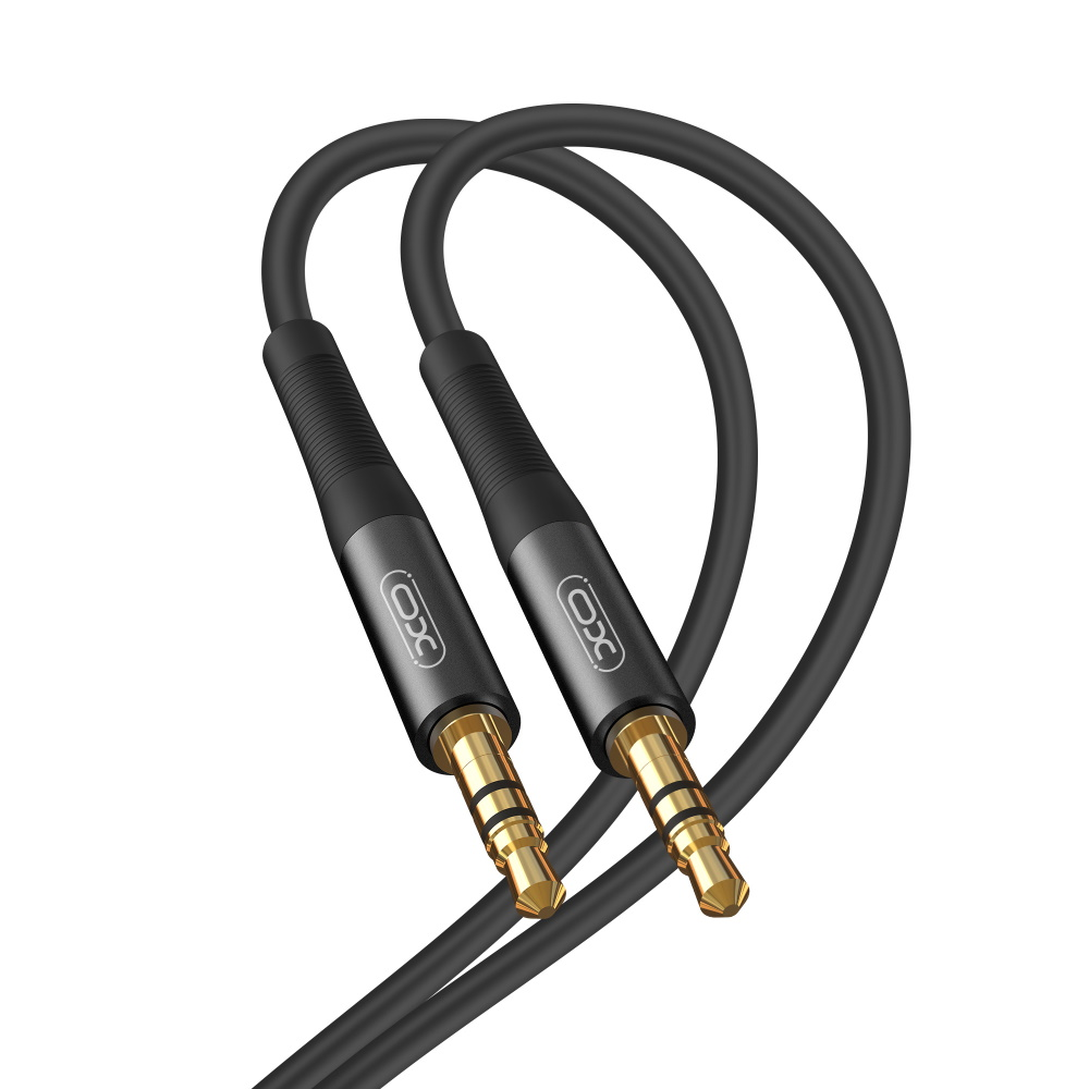 XO audio kabelis NB-R175A jack 3,5mm - jack 3,5mm 1,0 m juodos spalvos