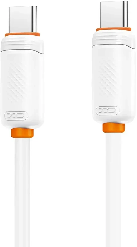 XO kabelis NB-Q298 PD USB-C – USB-C 1,0m 240W baltas