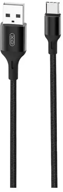 USB laidas į USB-C XO NB143, 1 m (juodas)