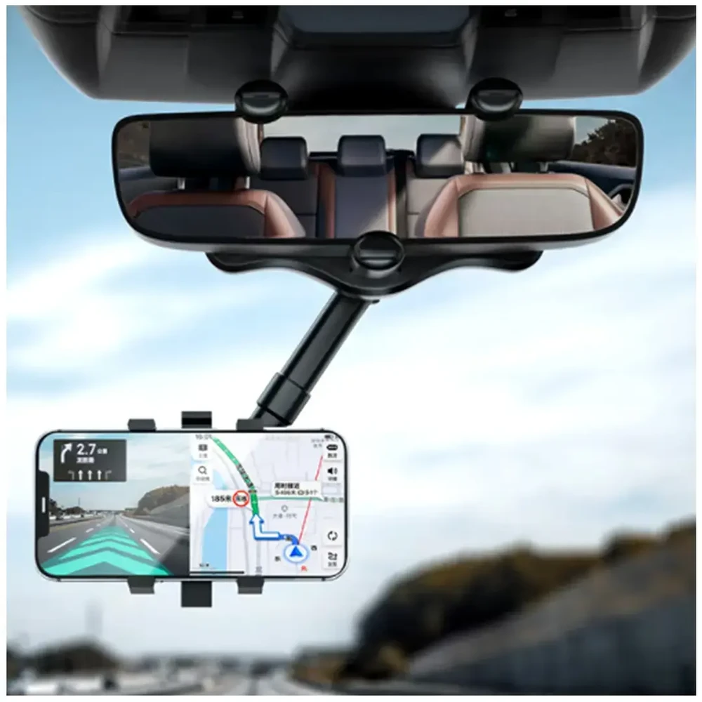 XO automobilinis laikiklis C115 juodos spalvos for rearview mirror