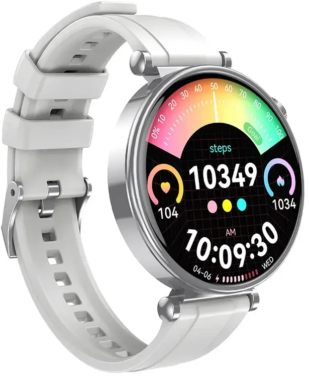 XO išmanusis laikrodis GT4 Mini Amoled sidabrinis