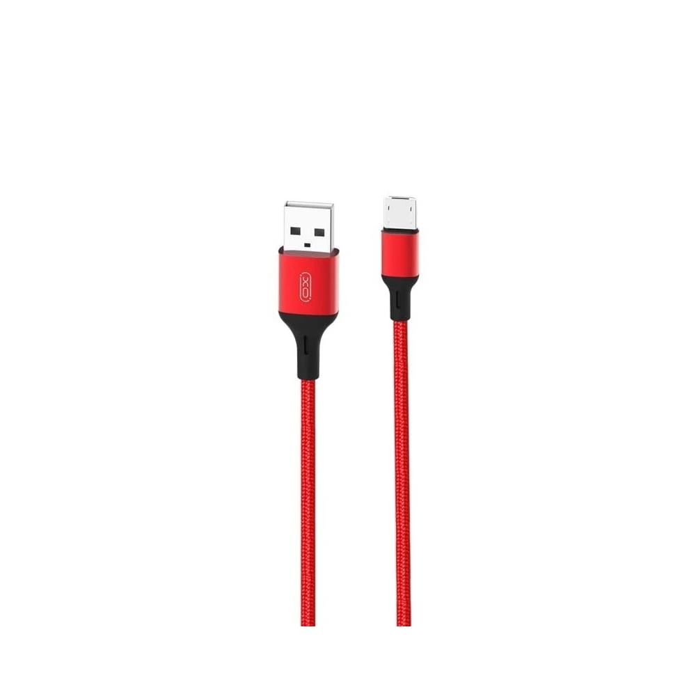USB kabelis į Micro USB XO NB143, 2m (raudonas)