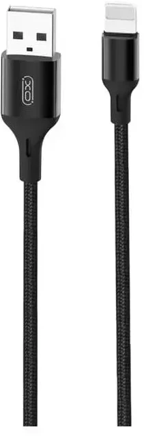 XO kabelis NB143 USB – Lightning 2,0 m 2,4A juodas