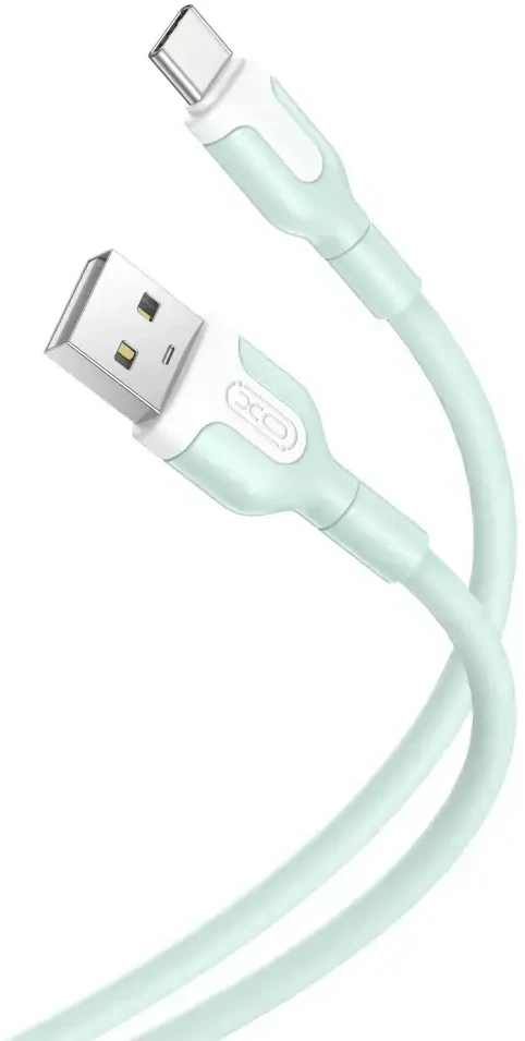 XO kabelis NB212 USB – USB-C 1,0 m 2,1A žalias