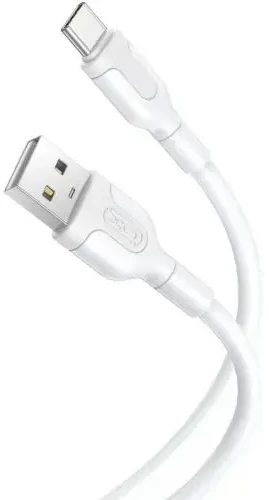 USB laidas į USB-C XO NB212 2.1A 1m (baltas)