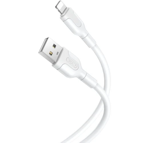 XO kabelis NB212 USB – Lightning 1,0 m 2,1A baltas