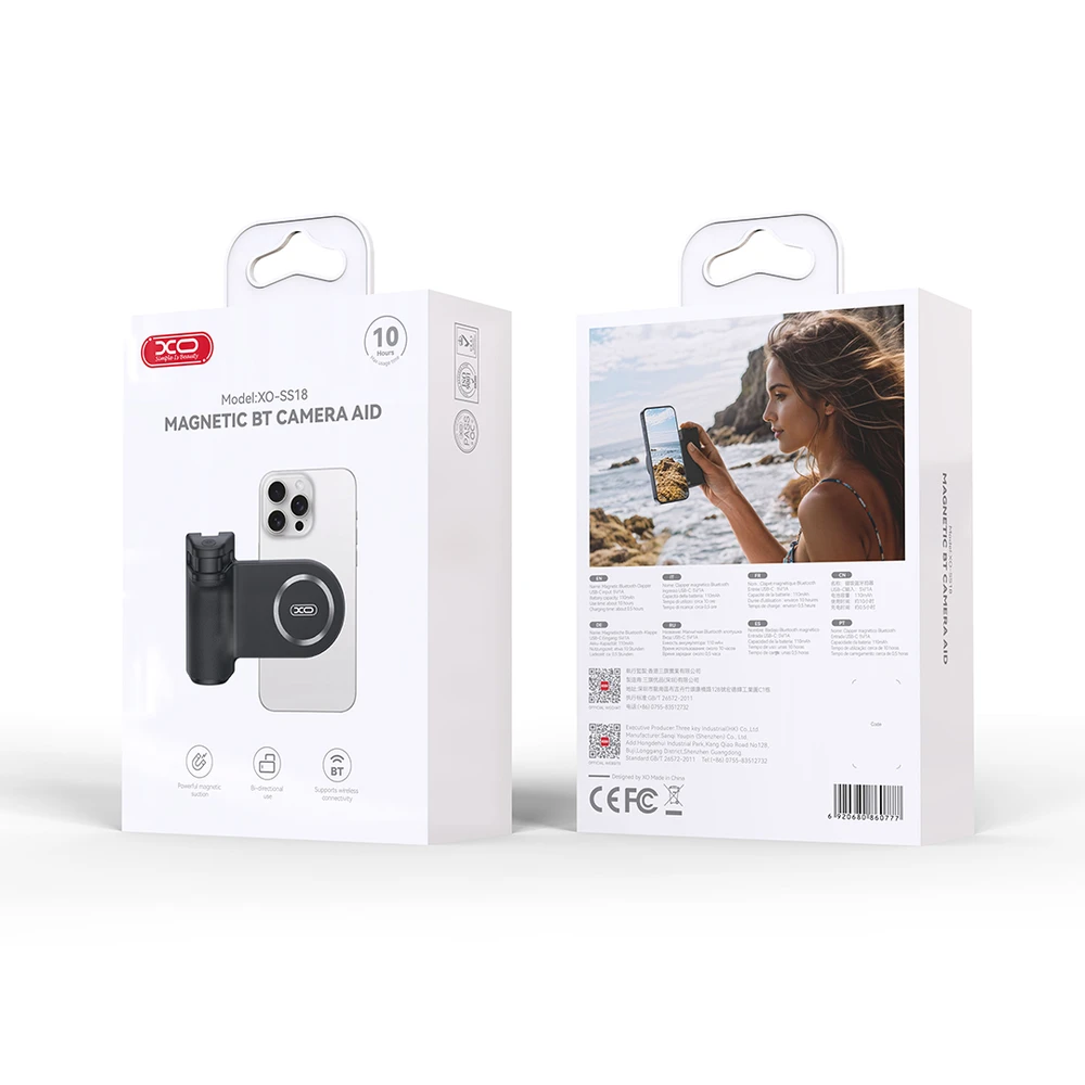 XO selfie stick laikiklis magnetinis SS18 juodas Bluetooth