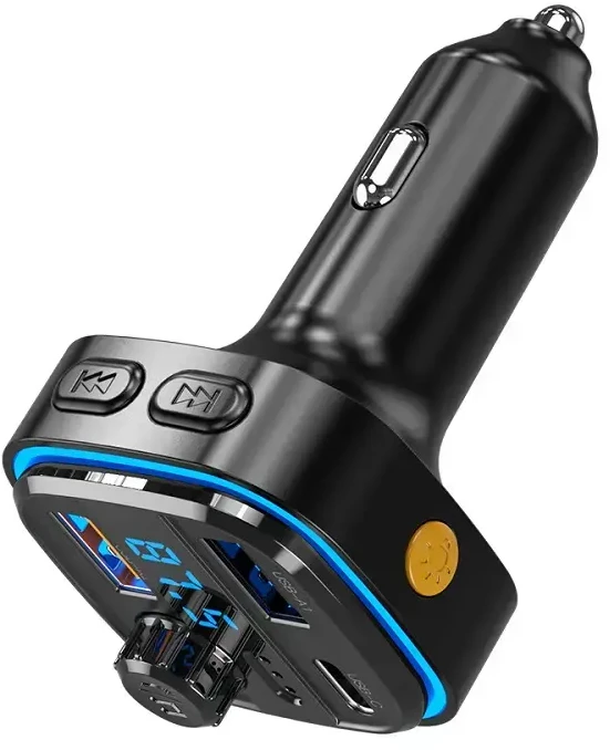 XO siųstuvas FM BCC08 Bluetooth MP3 automobilinis pakrovėjas 3,1A juodas